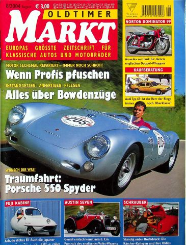 Deckblatt Oldtimer Markt (08/2004)